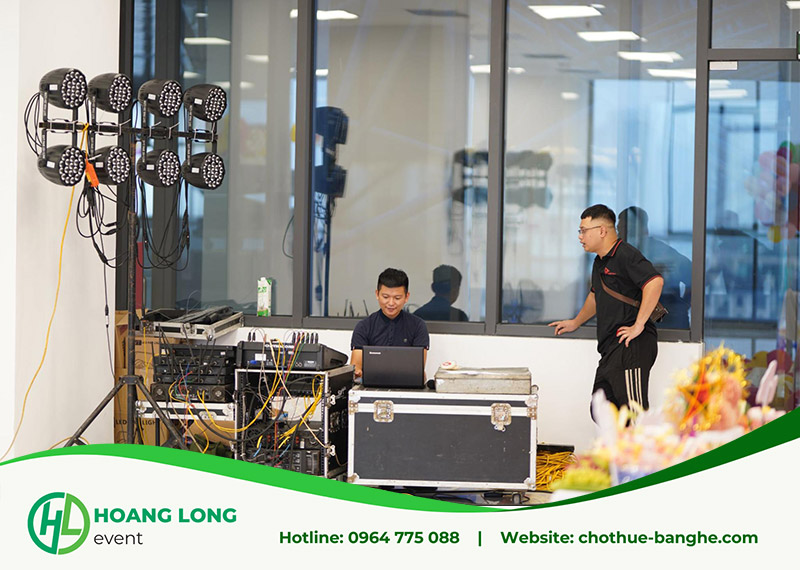 quy trình chăm sóc và bảo quản thiết bị sau sự kiện